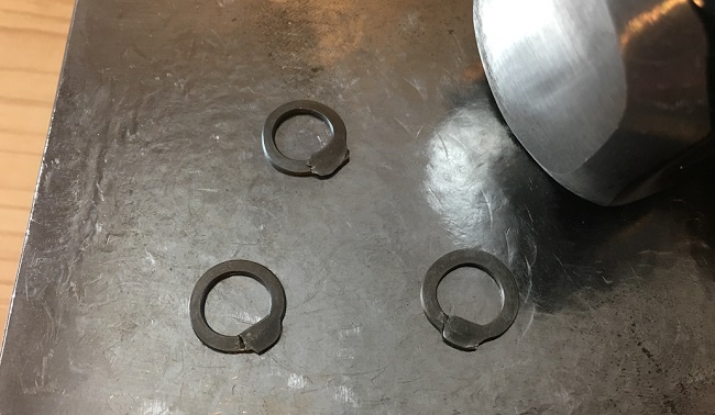 flattened stainless steel rings for riveted chainmail