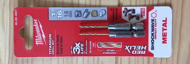 good quality drill bits for drilling the holes in stainless steel chainmail rings