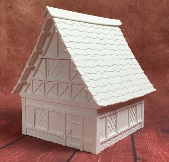 3d printed house for tabletop gaming