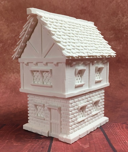 3d printed house for tabletop gaming